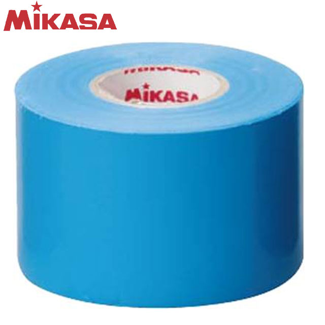 ミカサ MIKASA グッズ LTV5025BL ラインテープ 青 伸びるタイプ 5cm幅 4巻入 ビニール 学校体育器具