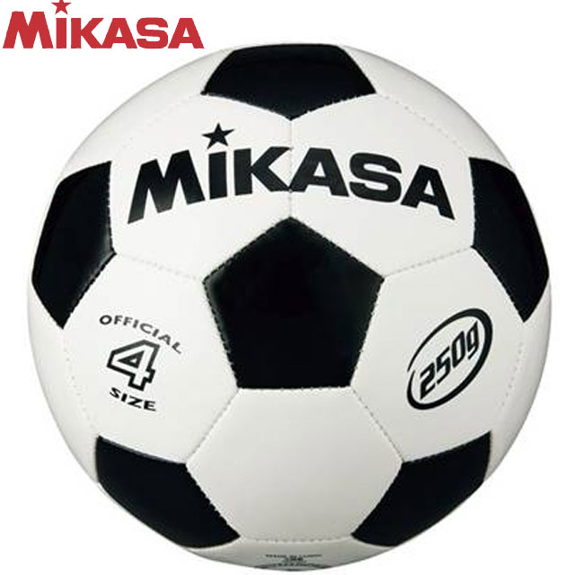 ミカサ MIKASA サッカーボール SVC403-WBK ジュニアサッカーボール 4号軽量250g 小学生 軽量球 練習球 フットボール