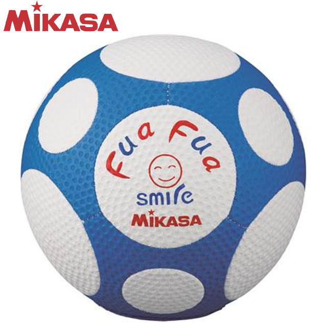 ミカサ MIKASA サッカーボール FFF4-WB ふぁふぁスマイルサッカー4号ディンプル 白青 やわらかく よく弾む 痛くない EVA 小学生用 フットボール格安セール サッカー 用品 セール