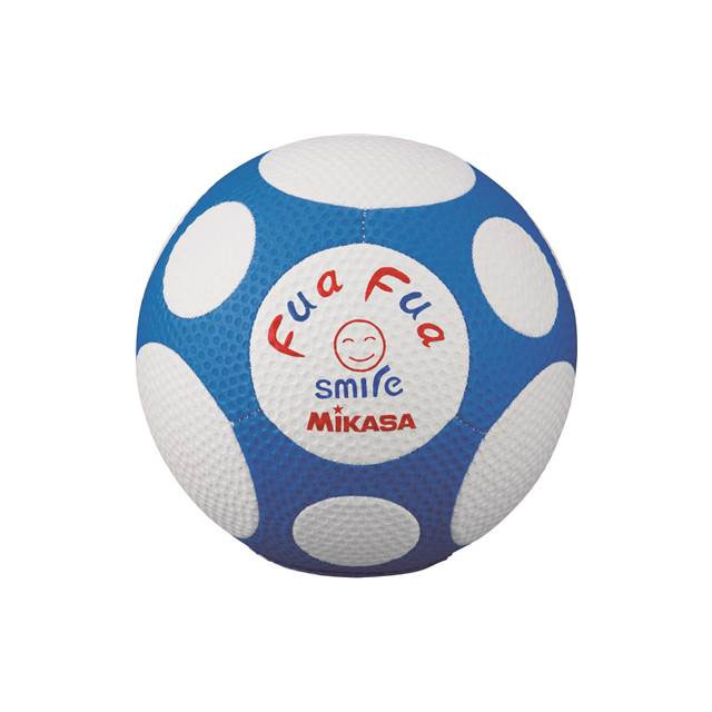 ミカサ MIKASA サッカーボール FFF4-WB ふぁふぁスマイルサッカー4号ディンプル 白青 やわらかく よく弾む 痛くない EVA 小学生用 フットボール格安セール サッカー 用品 セール