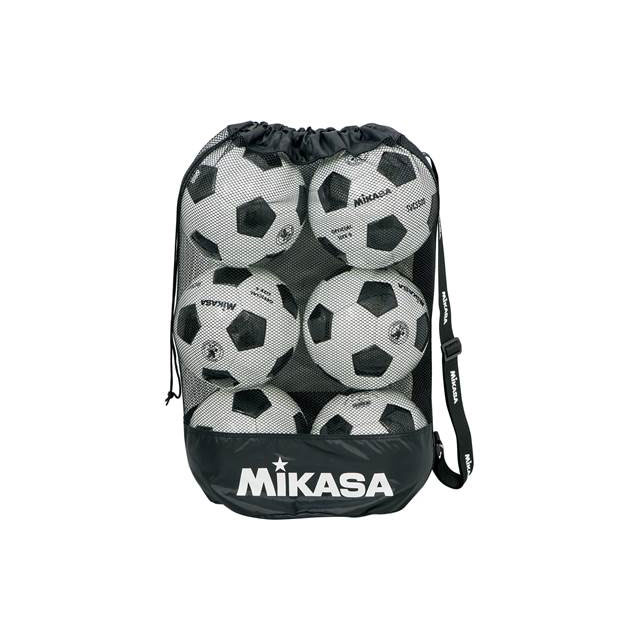 ネコポス ミカサ MIKASA ボールバッグ メッシュ巾着型 中 MBAS ブラック バレーボ...
