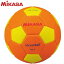 ミカサ MIKASA サッカー STPEF3-OY スマイルサッカーボール3号 縫い スポンジ素材 初めてのボール遊び 運動用品 ボールスポーツ フットボール