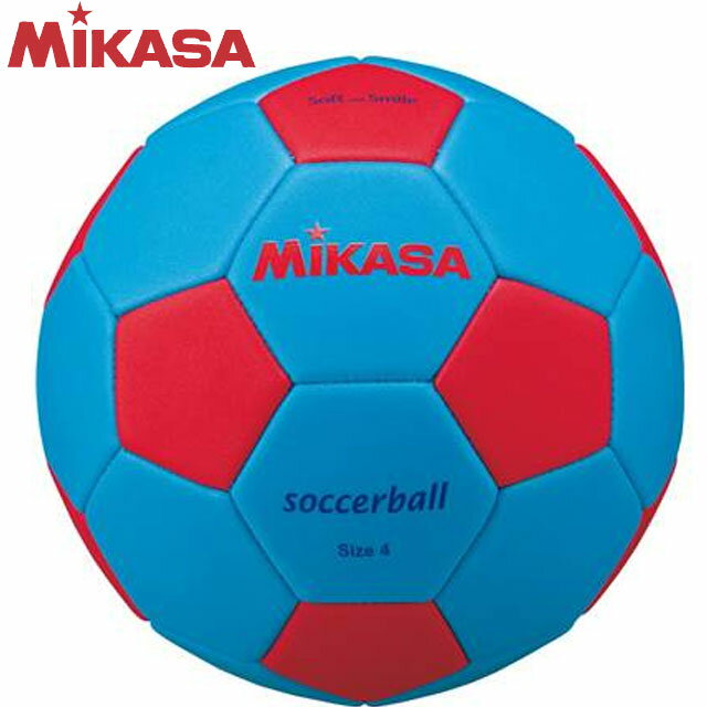 ミカサ MIKASA サッカーボール STPEF4-SBLR スマイルサッカーボール4号 縫い スポンジ 初めてのボール遊び 運動用品 ボールスポーツ フットボールネット注文 サッカー 用品 セール