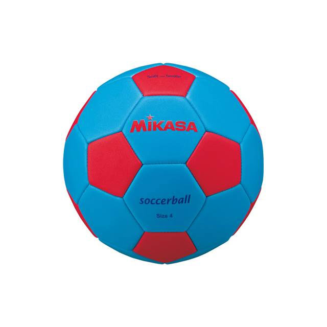 ミカサ MIKASA サッカーボール STPEF4-SBLR スマイルサッカーボール4号 縫い スポンジ 初めてのボール遊び 運動用品 ボールスポーツ フットボールネット注文 サッカー 用品 セール