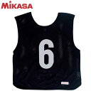 ネコポス ミカサ MIKASA マルチスポーツ ビブス GJJ2-BK ゲームジャケット ジュニアサイズ 無地 ブラック グッズ
