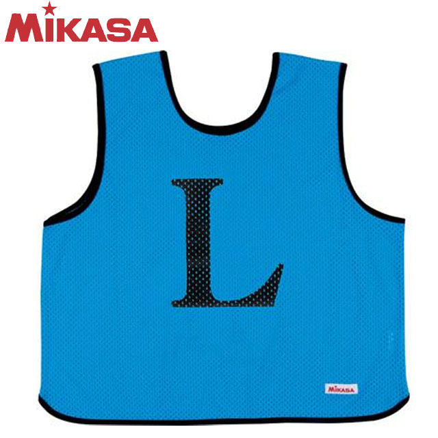 ネコポス ミカサ MIKASA バレーボール ゲームジャケット リベロ用 ブルー GJLVB ビブス レギュラーサイズ
