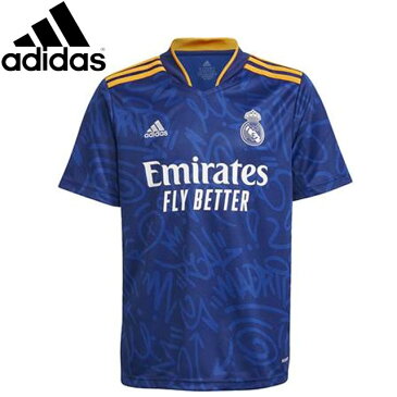 アディダス adidas ユニフォーム BO650 サッカー レアル・マドリード 21/22 アウェイユニフォーム 半袖シャツ ジュニア キッズ ショートスリーブシャツ トップス ウェア アパレル サッカー