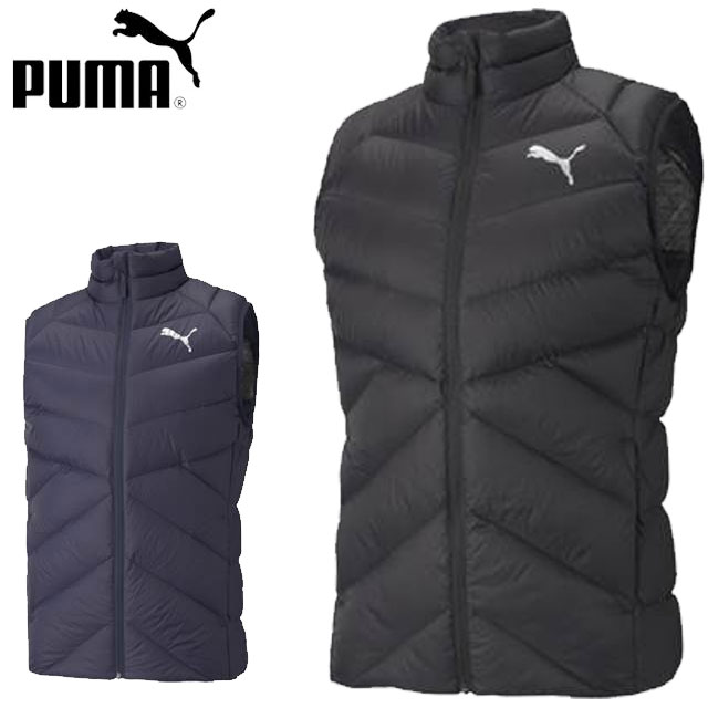 プーマ PUMA ダウンベスト PWRWARM パッカブル ライト 600 メンズ ダウンジャケット アウター トップス ウエア アパレル 服 撥水加工 サッカー 846291