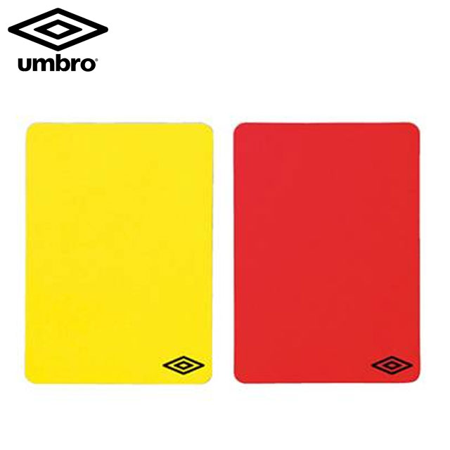 ネコポス アンブロ 審判アイテム レフェリーカード UJS7013 umbro 合成樹脂 サッカー フットサル フットボール