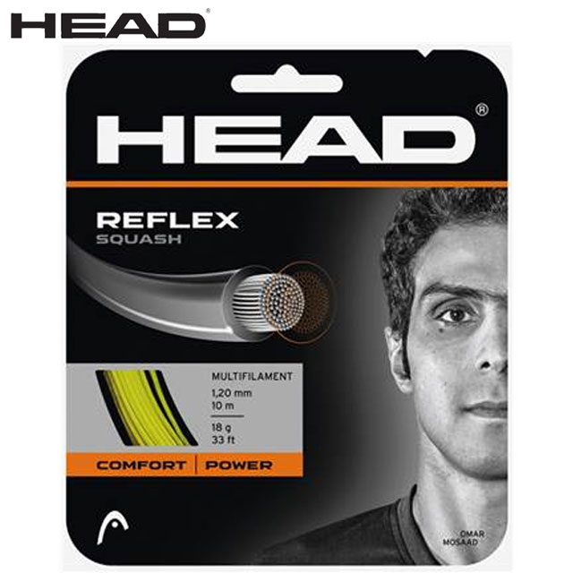 ヘッド HEAD 注文ロット数6 ガット REFLEX SQUASH スカッシュストリング 6個 マルチフィラメント・ストリング レクレーション 用具 用品 一般 Sports スカッシュ 281256