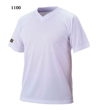 ネコポス ゼット 野球 スポーツウエア メンズ ベースボール VネックTシャツ ZETT BOT635 半袖シャツ 摩擦に強い耐久性能 サラサラドライ - 2