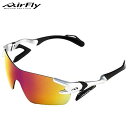 エアフライ スポーツアクセサリー メンズ スポーツサングラス SV AF301C32L AirFly シルバー ワイドタイプ 鼻パッドがない ゆったりとした掛け...