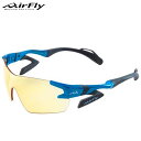 エアフライ スポーツアクセサリー メンズ レディース スポーツサングラス AF301C3550 AirFly アクアブルー ブルーライト50%カットレンズ