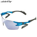 エアフライ スポーツアクセサリー メンズ レディース スポーツサングラス ABL AF301C35 AirFly アクアブルー 鼻パッドがない 反射防止コート