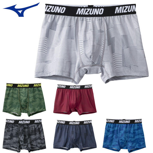 ネコポス ミズノ インナーウエア メンズ 総柄プリント ボクサーパンツ 前開きなしタイプ MIZUNO C2JB1170 下着 迷彩 アンダーウエアのサムネイル