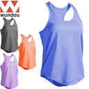 ネコポス ウンドウ WUNDOU タンクトップ ウィメンズフィットネスストレッチタンクトップ ジュニア キッズ トップス ウエア インナー アパレル 服 ベーシ...