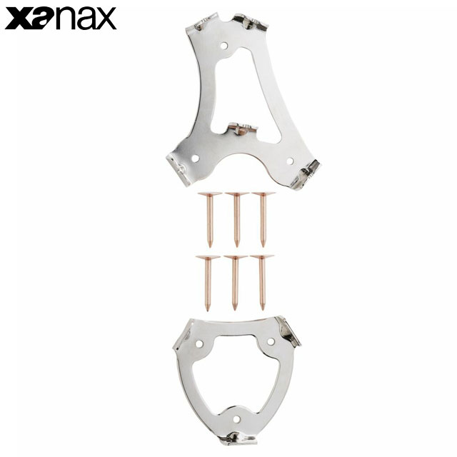 ネコポス ザナックス 野球 スパイクアクセサリー スパイク金具 8本歯 BS-F82 xanax シルバー 革底用 固定式金具