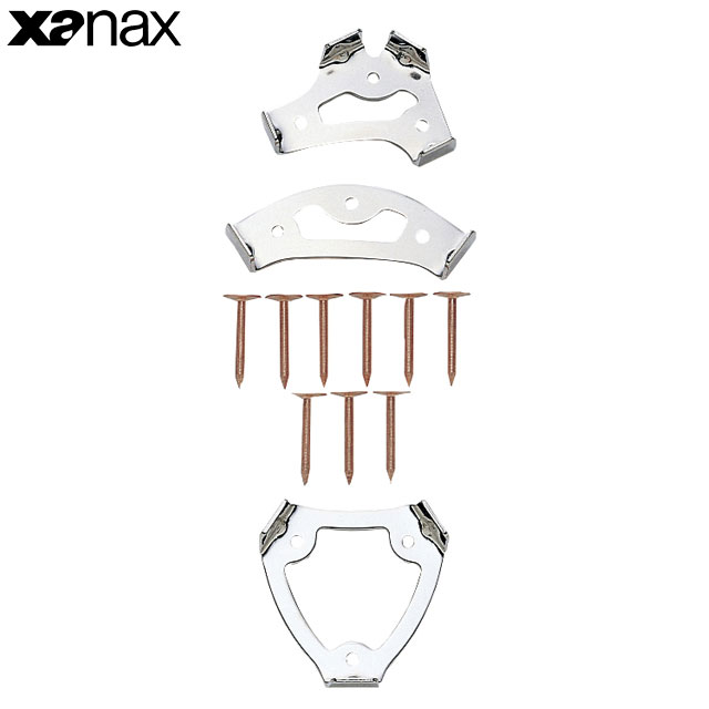 ネコポス ザナックス 野球 スパイクアクセサリー スパイク金具 セパレート(XOX) BS-F92 xanax 9本歯 シルバー 革底用 固定式金具