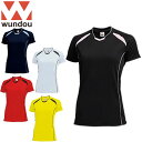 ネコポス ウンドウ WUNDOU シャツ ウィメンズバレーボールシャツ ジュニア キッズ ショートスリーブ 半袖 トップス ウエア アパレル 服 ベーシック シ...