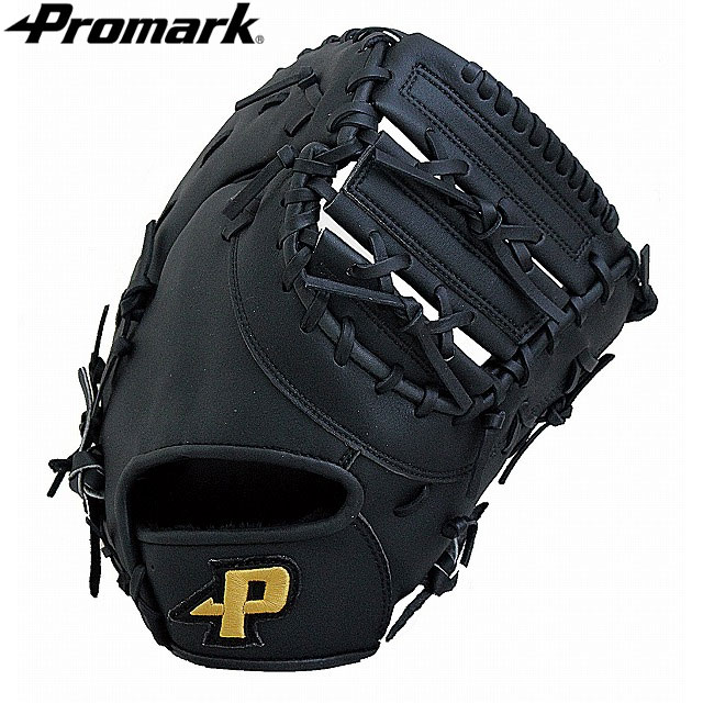 プロマーク 野球 一般用 軟式ファーストミット 右投用 右利き 一塁手用 ブラック 軟式グラブ グローブ PFM-7791 PROMARK