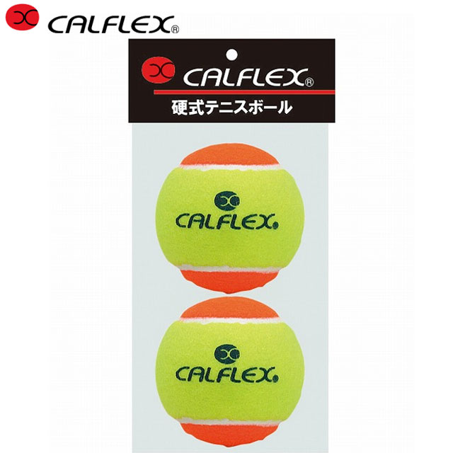 カルフレックス CALFLEX ソフトテニスボール 硬式テニスボール STAGE2 2球入 ノンプレ ...