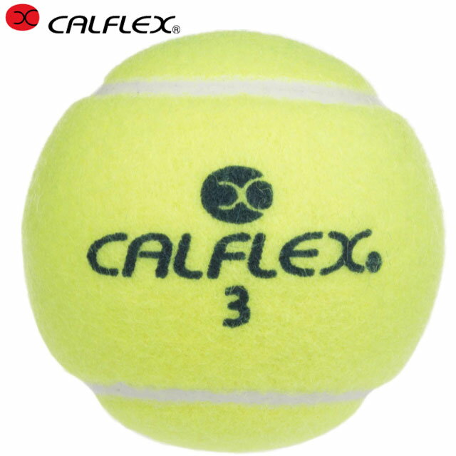 カルフレックス CALFLEX 硬式テニスボール 1球入り 一般向け ノンプレッシャーボール 用品  ...