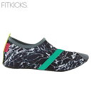 ネコポス フィットキックス シューズ FITKICKS S GRAPHINE KFK0001 22.0〜23.0cm オールラウンド アクティブシューズ フィッ...
