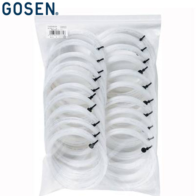 ネコポス ゴーセン GOSEN 硬式ガット OGSミクロスーパー16L 20P 高反発トーナメントモデル 用品 用具 器具 アイテム グッズ アクセサリー テニス ラケットスポーツ TS401W20P