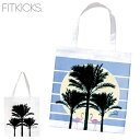 ネコポス フィットキックス トートバック BRIGHT SIDE UVTOTE PLAM T KFK0502 太陽光で色が変わる カジュアル アウトドア エコバック