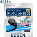 ネコポス ゴーセン GOSEN ソフトガット テックガット5300 ブラック 用品 用具 器具 アイテム グッズ アクセサリー テニス ラケットスポーツ SS6...