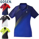 ネコポス ゴーセン GOSEN ポロシャツ レディース ゲームシャツ ショートスリーブ 半袖 トップス ウエア アパレル 服 超速乾 軽量 肌ドライ 冷え感軽減...