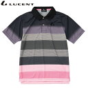 ネコポス ルーセント LUCENT ポロシャツ Uni ゲームシャツ ブラック ショートスリーブ 半袖 トップス ウエア アパレル 服 UVカット 吸汗速乾 メ...