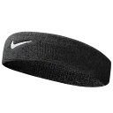 ☆ネコポス ナイキ スポーツウエア アクセサリー スウッシュ ヘッドバンド NIKE BN0008 ブラック/ホワイト 刺繍入り ストレッチ素材(4)