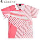 ネコポス ルーセント LUCENT ポロシャツ Ladies ゲームシャツ ピンク ショートスリーブ 半袖 トップス ウエア アパレル 服 UVカット 吸汗速乾...