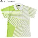 ネコポス ルーセント LUCENT ポロシャツ Ladies ゲームシャツ ライム ショートスリーブ 半袖 トップス ウエア アパレル 服 UVカット 吸汗速乾...