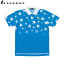 ネコポス ルーセント LUCENT ポロシャツ Uni ゲームシャツ ブルー ショートスリーブ 半袖 トップス ウエア アパレル 服 UVカット 吸汗速乾 メン...