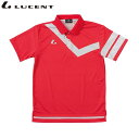 ネコポス ルーセント LUCENT ポロシャツ Uni ゲームシャツ レッド ショートスリーブ 半袖 トップス ウエア アパレル 服 UVカット 吸汗速乾 メン...