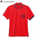 ネコポス ルーセント LUCENT ポロシャツ Uni ゲームシャツ レッド ショートスリーブ 半袖 トップス ウエア アパレル 服 吸汗速乾 メンズ レディー...