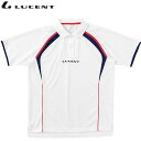 ネコポス ルーセント LUCENT ポロシャツ Uni ゲームシャツ ホワイト ショートスリーブ 半袖 トップス ウエア アパレル 服 吸汗速乾 メンズ レディ...