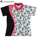 ネコポス ルーセント LUCENT ポロシャツ Ladies ゲームシャツ グレー ショートスリーブ 半袖 トップス ウエア アパレル 服 吸汗速乾 レディース テニス XLP9053