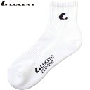 ネコポス ルーセント テニス レディース ソックス ブラック ワンポイント 女性用 靴下 LUCENT XLN2869