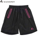 ネコポス ルーセント LUCENT ゲームパンツ Uni ハーフパンツ ブラック×ピンク ショートパンツ ショーツ 半ズボン ボトムス ウエア アパレル 服 メンズ レディース ユニセックス テニス XLS5381