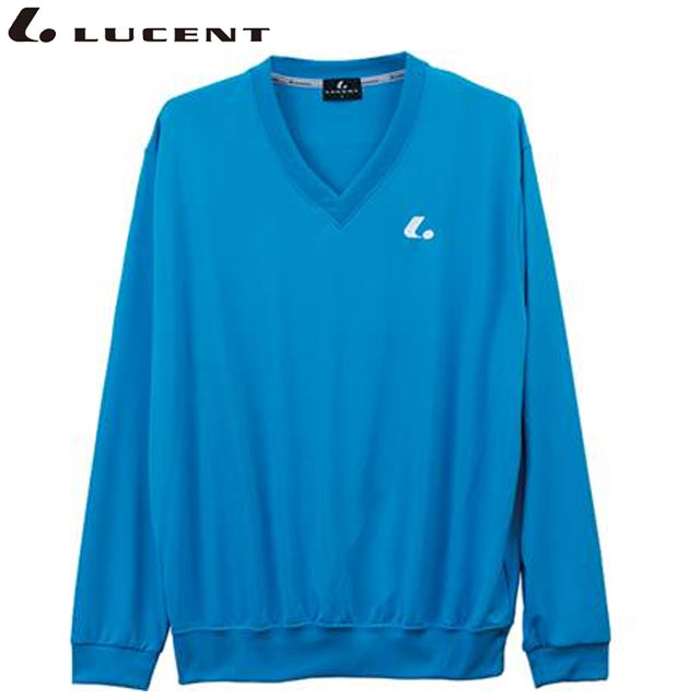 ルーセント LUCENT トレーナー Uni サマートレーナー ブルー スウエットトレーナー ロングスリーブ 長袖 トップス ウエア アパレル 服 吸汗速乾 メンズ レディース ユニセックス テニス XLT3077