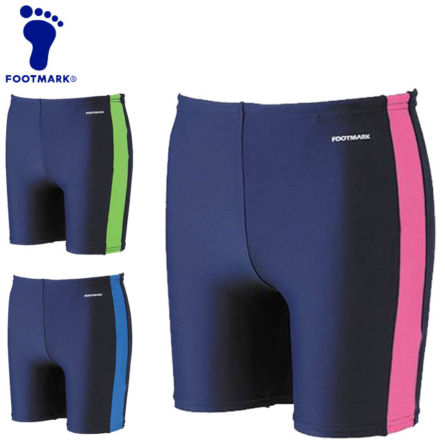 ネコポス フットマーク FOOTMARK 水着 ボーイズ スクール ラインミドルトランクス 3L.4L 用品 用具 ア..