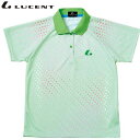 ネコポス ルーセント LUCENT ポロシャツ Ladies ゲームシャツ パステルグリーン ショートスリーブ 半袖 トップス ウエア アパレル 服 UVカット...