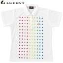 ネコポス ルーセント LUCENT ポロシャツ Ladies ゲームシャツ ホワイト ショートスリーブ 半袖 トップス ウエア アパレル 服 UVカット 吸汗速...