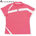 ネコポス ルーセント LUCENT ポロシャツ Ladies ゲームシャツ ネイビー ショートスリーブ 半袖 トップス ウエア アパレル 服 UVカット 吸汗速...