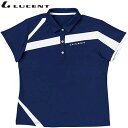 ネコポス ルーセント LUCENT ポロシャツ Ladies ゲームシャツ ネイビー ショートスリーブ 半袖 トップス ウエア アパレル 服 UVカット 吸汗速...