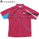 ネコポス ルーセント LUCENT ポロシャツ Uni ゲームシャツ レッド ショートスリーブ 半袖 トップス ウエア アパレル 服 UVカット 吸汗速乾 メン...