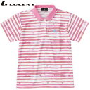 ネコポス ルーセント LUCENT ポロシャツ Ladies ゲームシャツ ピンク ショートスリーブ 半袖 トップス ウエア アパレル 服 UVカット 吸汗速乾...